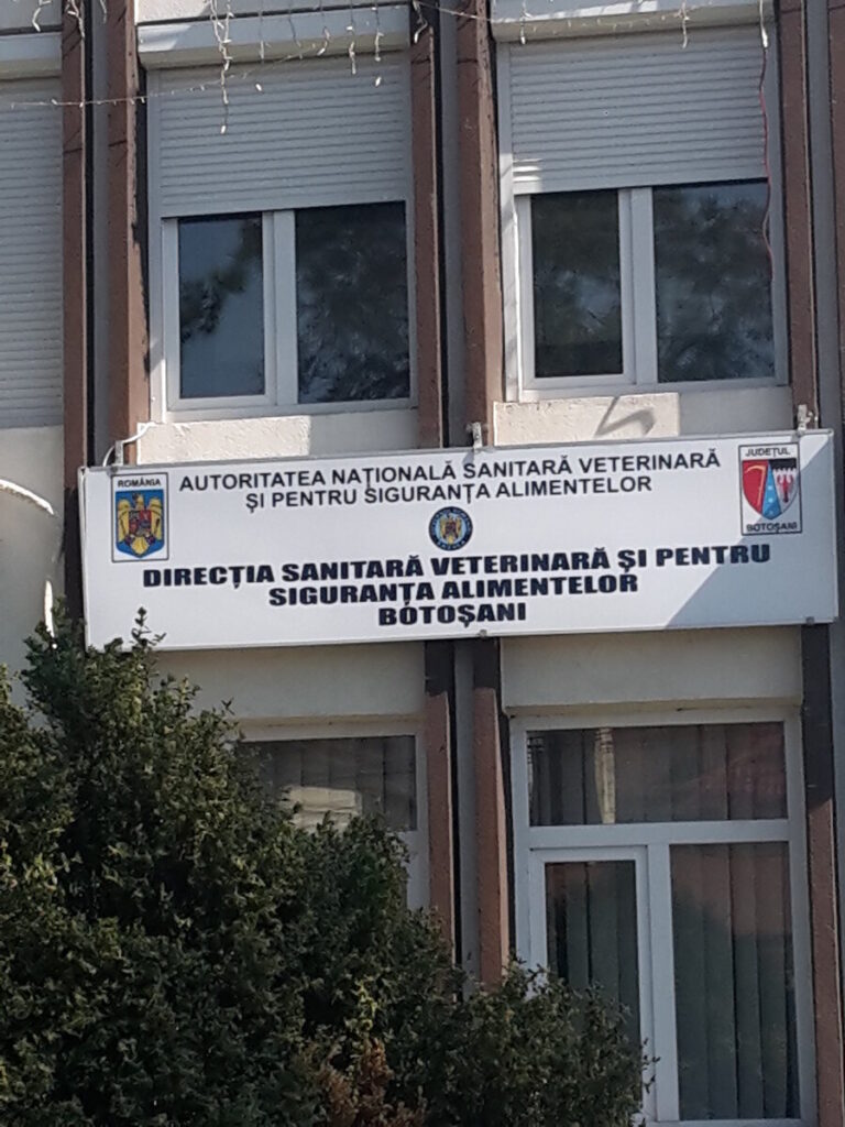 Imagini cu Direcția Sanitară Veterinară și pentru Siguranța Alimentelor Botoșani